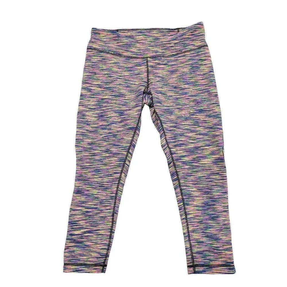 Zella Multi Color Ankle Length Leggings Women's Size Medium